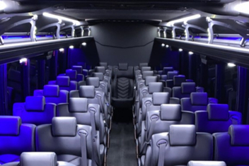 Medford Charter Bus Interior