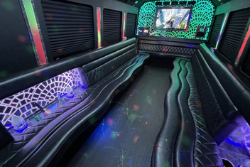 Medford Limo Bus Interior