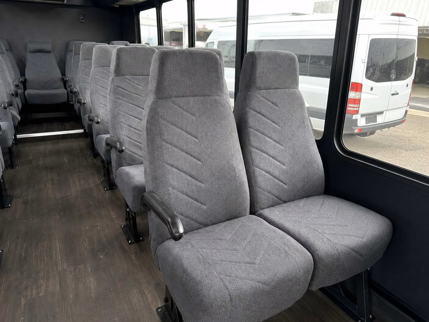 15 passenger minibus inside