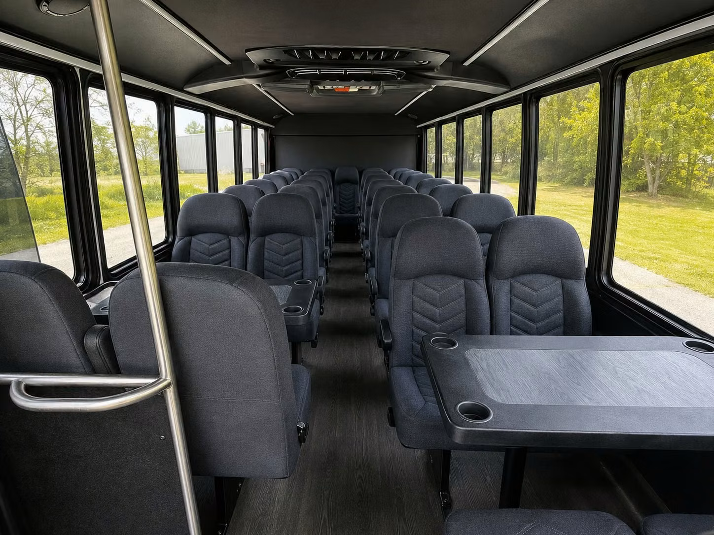 15 passenger minibus interior