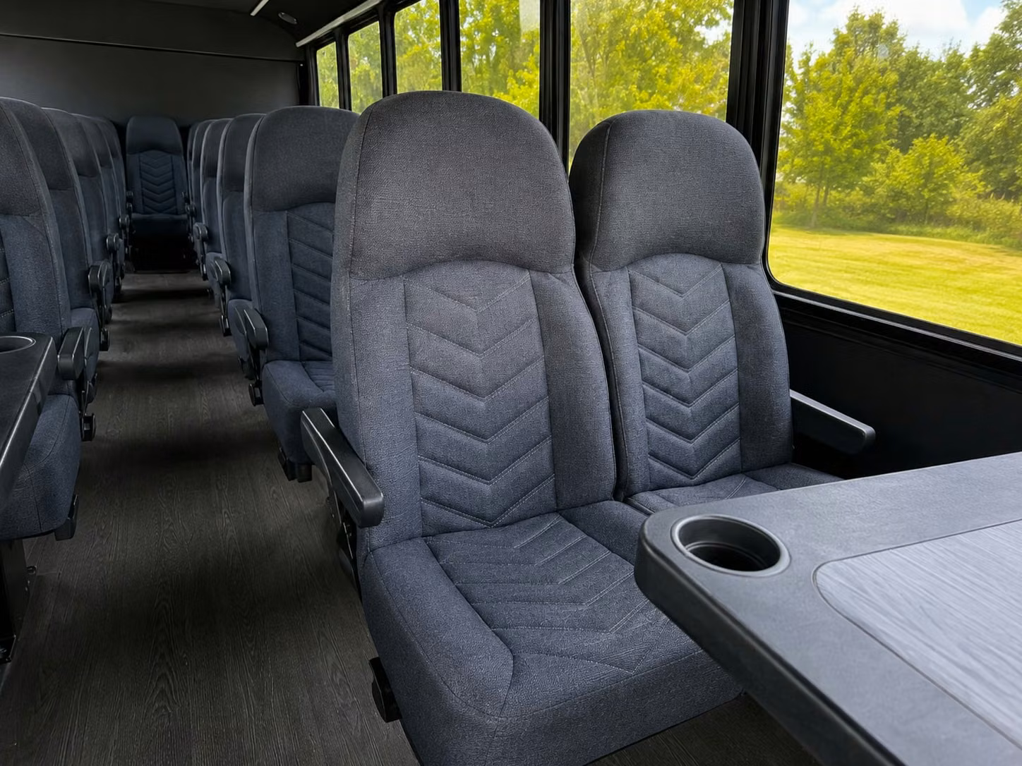 18 passenger minibus inside