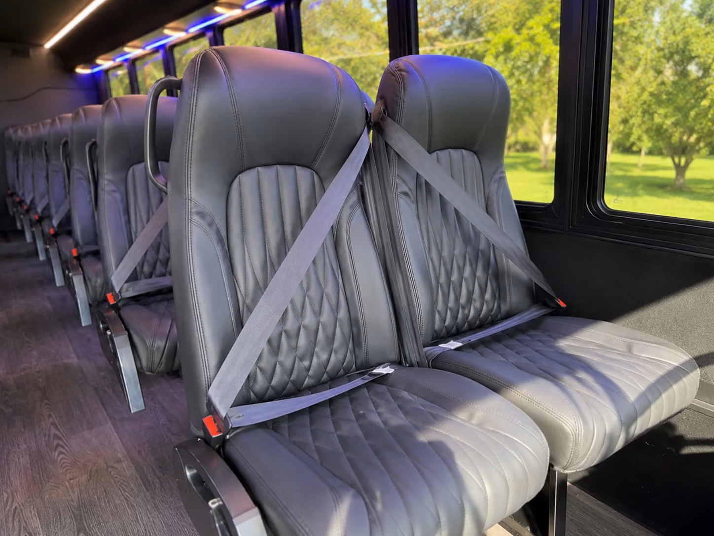20 passenger minibus interior