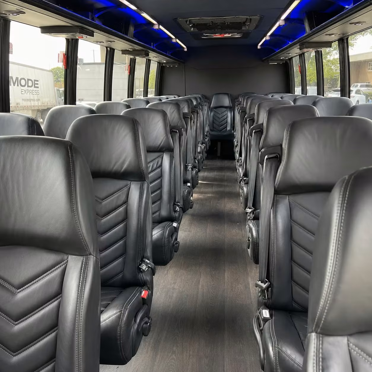 25 passenger minibus inside