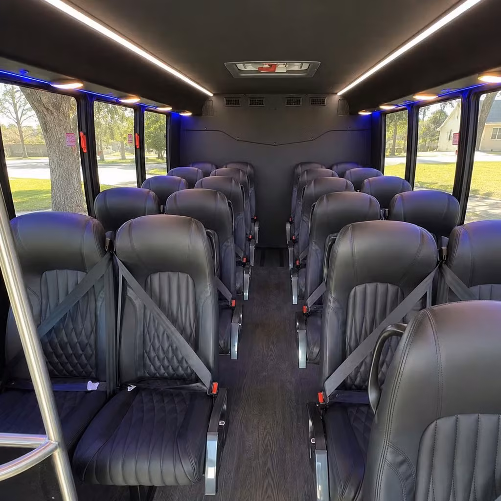 30 passenger minibus inside