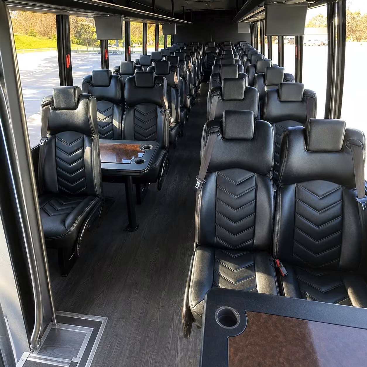 35 passenger minibus inside