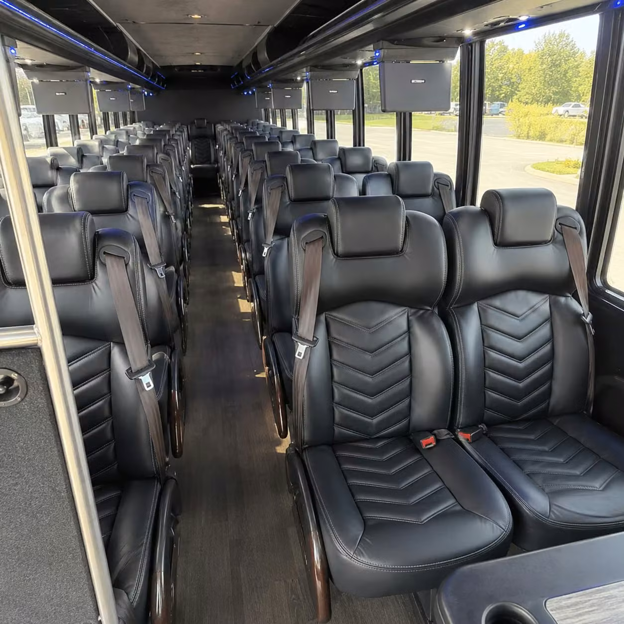 35 passenger minibus interior