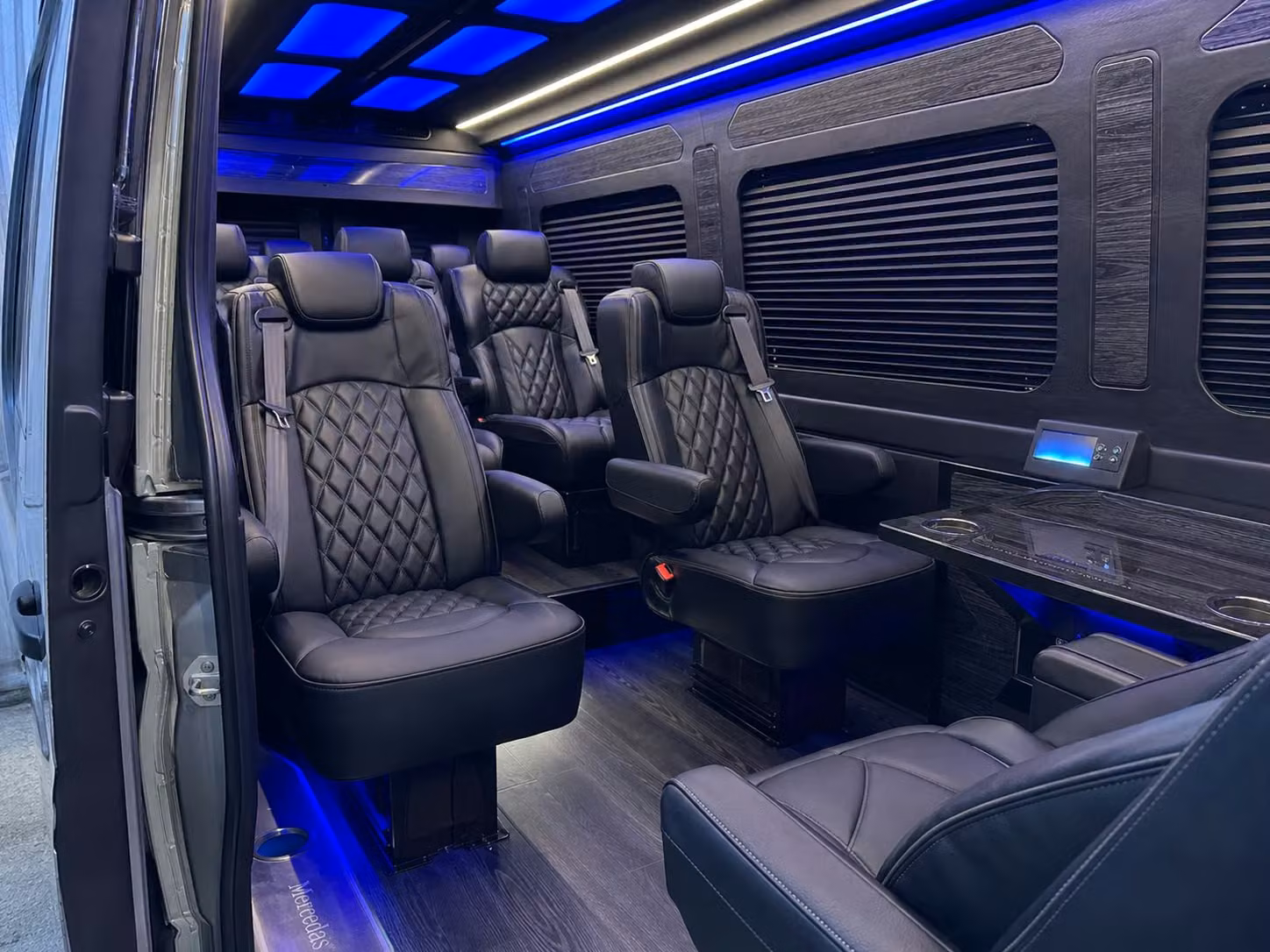 sprinter van transportation for groups and events across medford